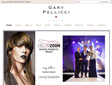 Tablet Screenshot of garypellicci.com